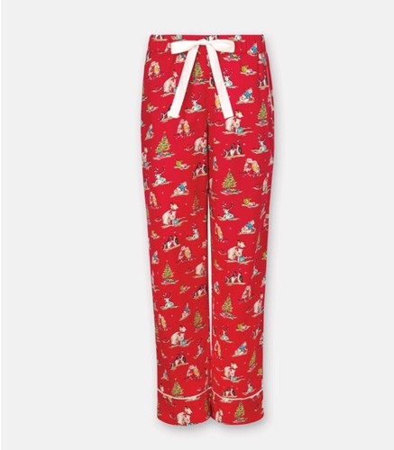 CATH KIDSTON BRUSHED COTTON CHRISTMAS FESTIVE FRIENDS PYJAMAS PJ SIZE L BNWT - Picture 2 of 4