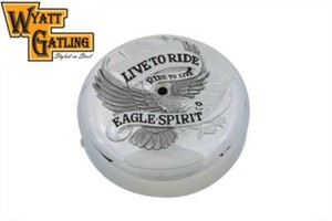 Chrome-7-034-Air-Cleaner-Cover-Eagle-Spirit-for-Harley-Touring-Softail-Dyna