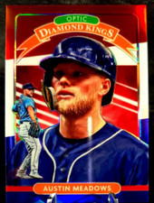 2020 Donruss Optic AUSTIN MEADOWS #15 - RED WHITE & BLUE PRIZM /150 - FREE SHIP