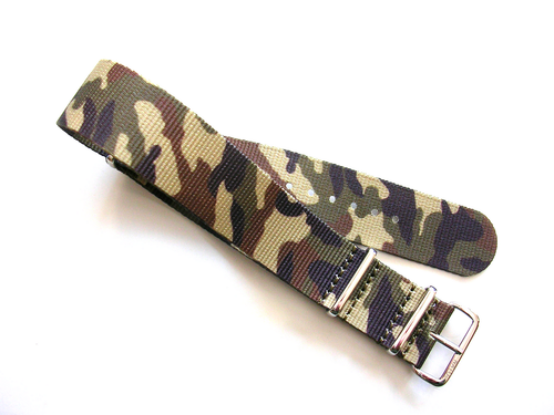 NATO G10 CAMO Ballistic nylon Military strap MoD Spec stitch watch band USA ship - Picture 10 of 16