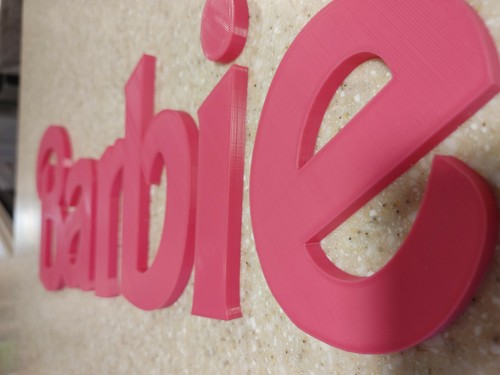 HUGE Barbie and Ken Logo Wall signs 12in & 20in (3d printed, wall decor, gift) - Picture 6 of 12