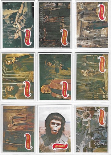 1967 Planet Of The Apes - 44 Card Basic/Base Set - Topps 1969 - Good Condition - Picture 8 of 15