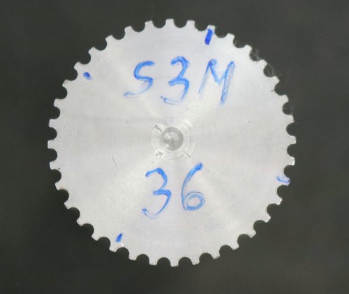 Aluminium Zahnwelle Toothed shaft S3M-36 Profil: S3M 36 Zähne GL-verzahnt 105mm - Picture 2 of 8