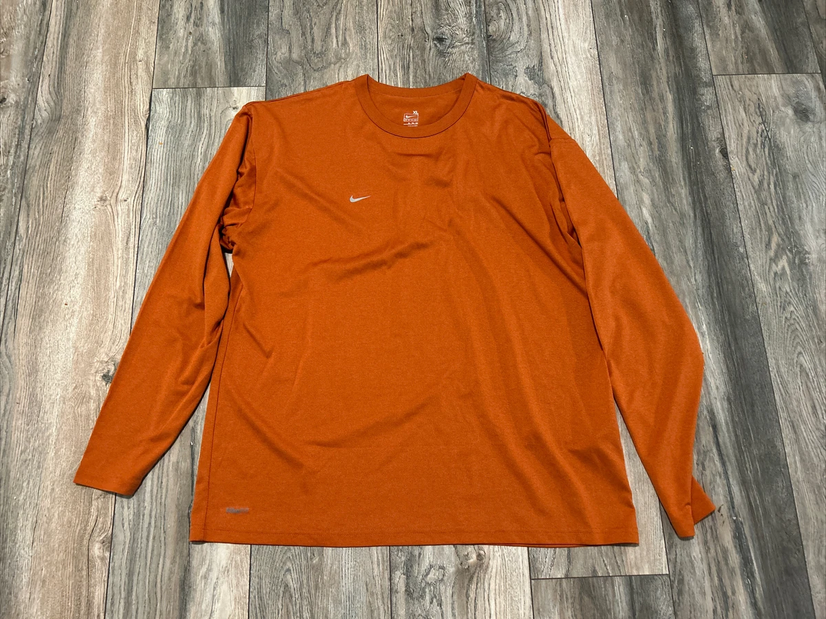 Nike orange compression best sale shirt