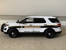 Scott County Sheriff Tennessee scala 1/24 pressofuso auto polizia Motormax personalizzata