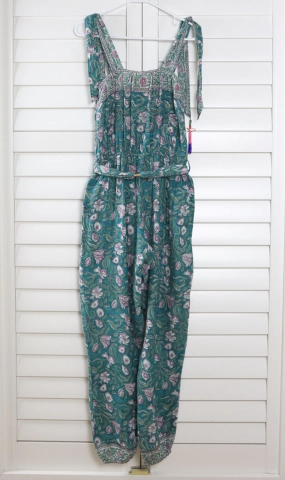 Mono con cinturón estampado borla pájaro con cuentas BELL By Alicia Bell $300 talla XS Foto 4 de 4