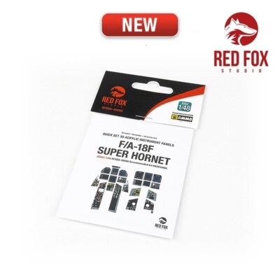 Red Fox 1/48 F/A-18F Super Hornet (for Hasegawa kit) RFSQS-48080