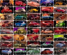 Hot Rod Auto Aluminum Novelty Car License Plate