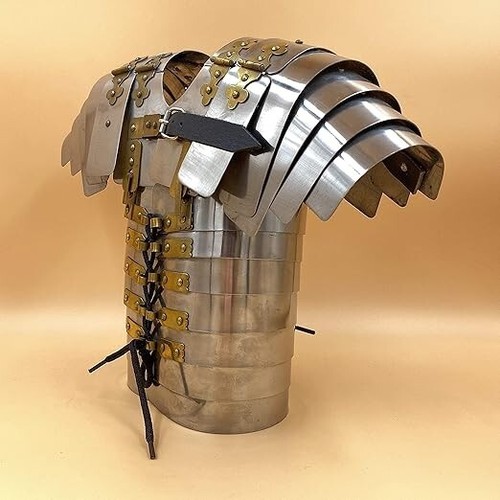 Roman Lorica Segmentata Suit of Armour Soldier Military Body Armor Small SHOWPIE - Picture 9 of 13