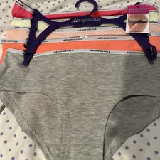 AEROPOSTALE AERO 5 PACK HIPSTER WOMEN'S UNDERWEAR PANTIES SIZE MEDIUM