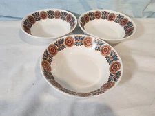 Figgjo Flint Turi Astrid, '70s Soup/Cereal Bowls, Set of 3, Made in Norway Nice!