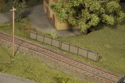 Holzzaun #40112 10cm 158mm Modelleisenbahn Zug Neu Joswood Holzzaun 