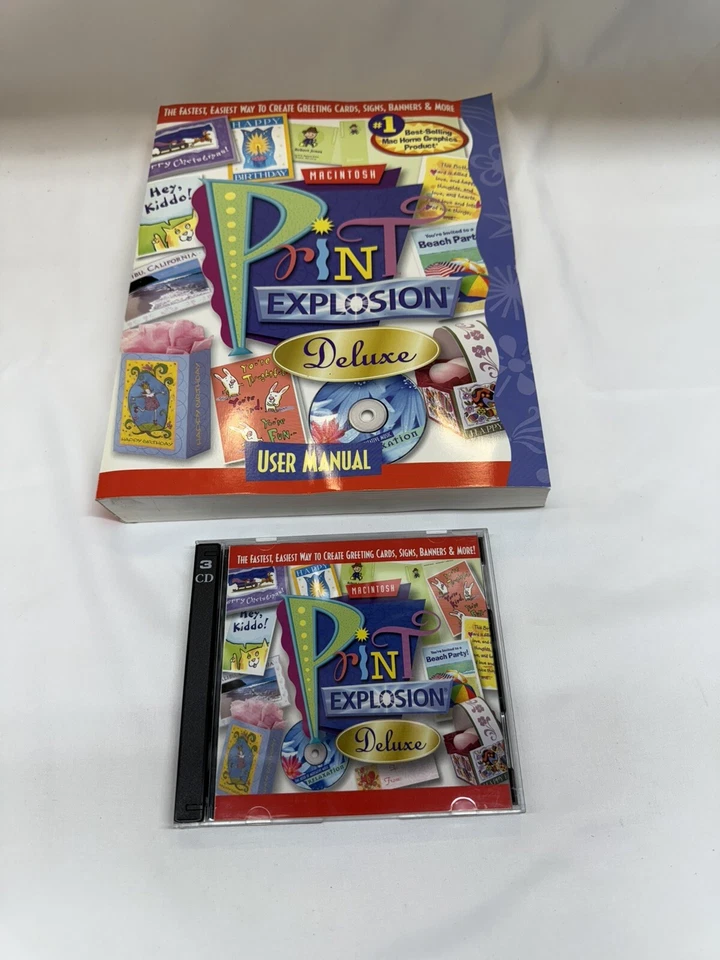 Nova Develop Print Explosion Deluxe 3-Disc Graphics Software & Manual for Mac - Image 3 of 3