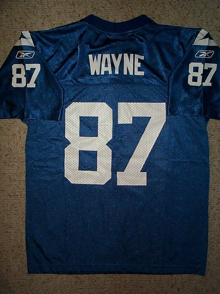 ($50) Camiseta REEBOK Indianapolis Colts REGGIE WAYNE NFL JUVENTUD NIÑOS NIÑOS NIÑOS (xl) Foto 2 de 3