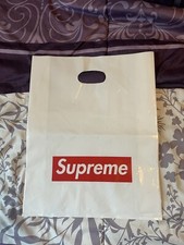 Supreme White Plastic Shopping Bag 100 Authentic.