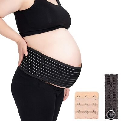 Maternity Belt Belly Band for Pregnancy, Abdominal Support Belt - Fits up to 45''