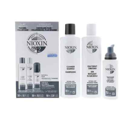 Nioxin System 2 Kit (10.1 oz Shampoo - 10.1 oz Conditioner - 3.38 oz Treatment)