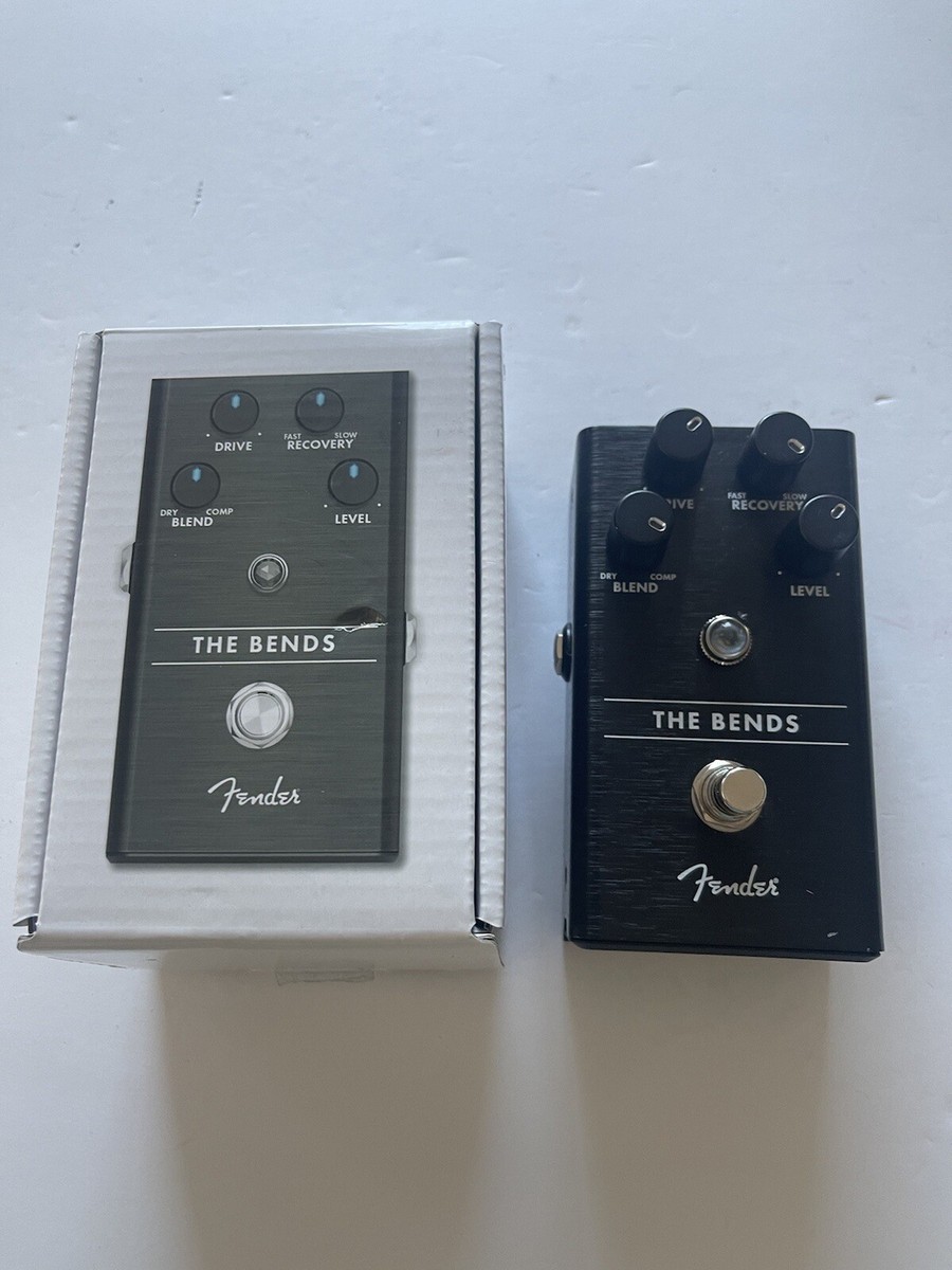 Fender The Bends Compressor Compression Guitar Effect Pedal