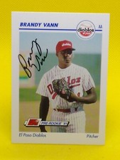 Brandy Vann 1991 Line Drive #198 autógraf…