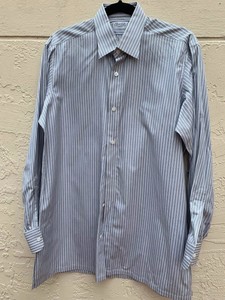 Charvet PLACE VENDOME pour Homme à Rayures Chemise en coton made in France taille 39/15.5 | eBay