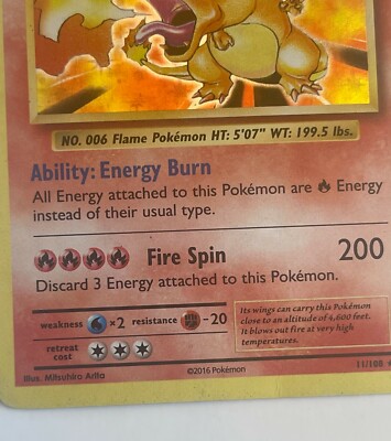 2016 pokemon charizard 11/108 Lv 76 | eBay