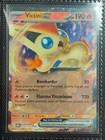 Carte Pokémon 033/197 Victini-ex Double rare - EV03 Flammes Obsidiennes FR