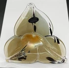 Italian Murano Hand Blown Art Glass Flower Made in Italy VTG Large