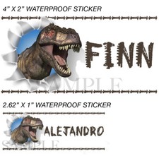 Dinosaur Stickers, Dinosaur Stickers for School, Custom Dinosaur Labels