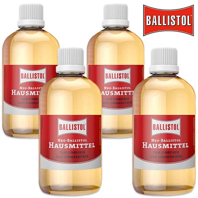 4x Ballistol Neo-Ballistol remedio casero con efecto profundo herida cuidado de la piel 100 ml