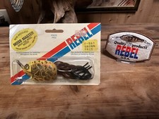Vintage Rebel Naturalized Moss Master "Brown Frog" 🐸 Topwater Bass Fishing Lure