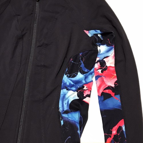 Chaqueta Athleta Hope Mujer XXS Azul Marino Super Impuesta Atlética Correr Yoga - Imagen 3 de 8