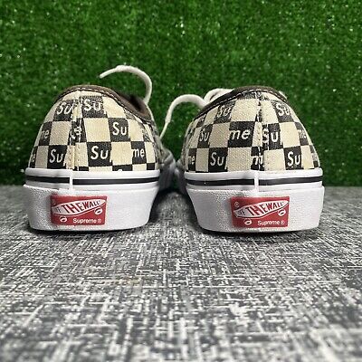 Supreme x Vans Authentic Pro Black Checkered - Size: 8.5 | eBay Supreme x Vans Authentic Pro Black Checkered - Size: 8.5 | eBay