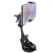 For T-Mobile REVVL 6 6x Pro - Dash Car Mount Windshield Holder Cradle Swivel