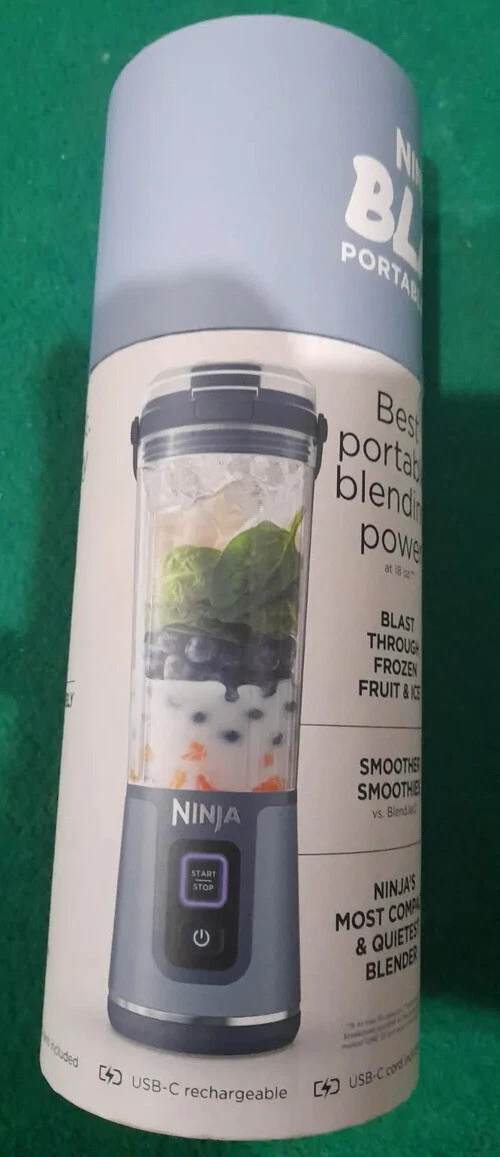 Ninja Blast 16 oz. Personal Portable Blender with Leak Proof Lid and Easy Sip Spout, Perfect for Smoothies, White, Bc100wh