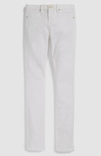  198 BlankNYC Kid's Girls White Stretch Mid-Rise Slim Skinny Jeans Denim Pants 7