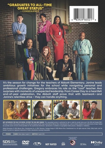 Abbott Elementary The Complete Third Season DVD — NEW, SEALED! - Picture 2 of 2