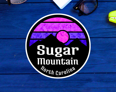 Sugar Mountain North Carolina Sticker 3'' to 5'' Decal NC Vinyl Made In USA NEW