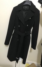 Black Coat - Size 6- Lipsy