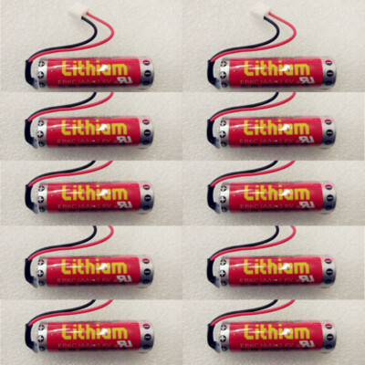 10 Stück MAXELL ER6C AA 3,6 V 1800mAh SPS-Batterie für Mitsubishi FX F2-40BL