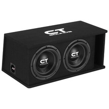 CT Sounds Dual 10  2600W Loaded Tropo Series Subwoofer Box - TROPO-2X10D4