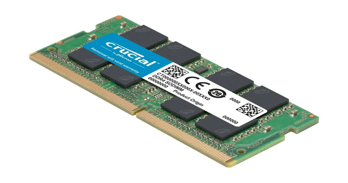 Crucial 32GB Kit (2x16GB) DDR4-2400 SODIMM | CT2K16G4SFD824A | Crucial EU