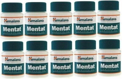10 X Himalaya MENTAT 60 Tablets Enhances Memory and Learning Capacity FREE SHIP