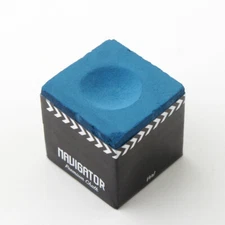 Navigator Chalk Premium Blue Billiard Pool Cue Chalk One (1) Cube FREE Shipping