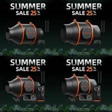 Spider Farmer 4"6" Inline Fan Exhaust Ventilation HVAC Blower for Grow Tent Kits