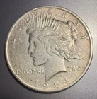1924 peace silver dollar no mint mark