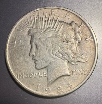 1924 peace silver dollar no mint mark | eBay