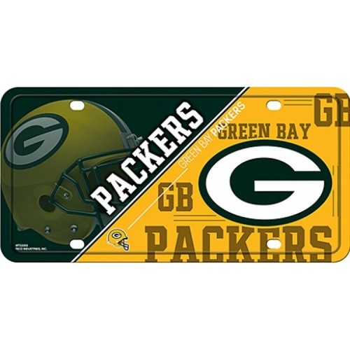 Placa de fútbol americano Green Bay Packers personalizada grabado personalizado tocador etiqueta de coche - Imagen 2 de 3