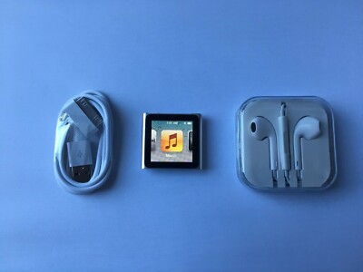 Apple iPod nano 6th Generation Silver (16GB) mint 885909391899| eBay