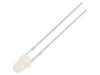 2X OSW54K3131A-1MA Led 3 Mm Kaltweiß 1120-1560Mcd 30° Front: GewöLbt Ohne Stoppe