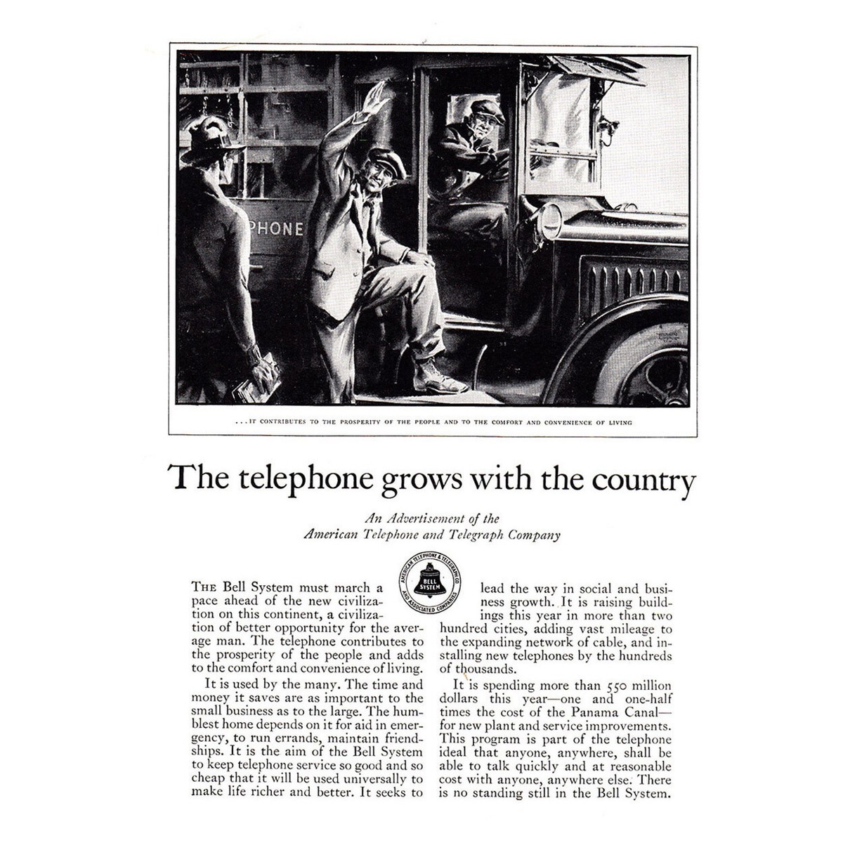 1929 American Telephone: Telephone Grows with the Country  display picture 3